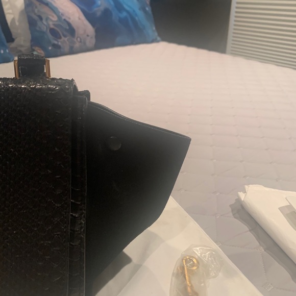 Celine Trapeze Bag Black, Skin, and Suede - Picture 10 of 11